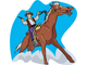 Cowboy-Horse Riding