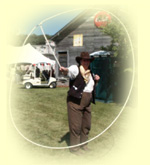 Peach twirling a rope. Photo by Wrangler