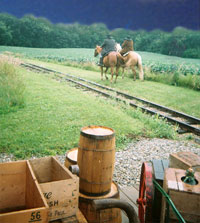 George Sontag, Chris Evans Riding Away